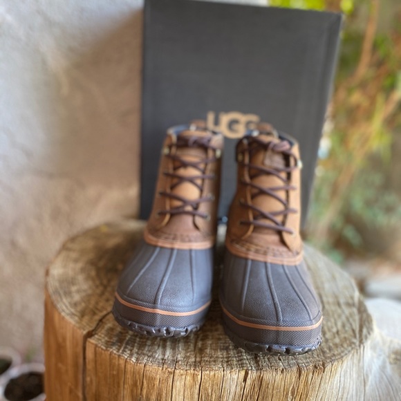 UGG Men's Zetik Boot Leather In Brown - Picture 7 of 10